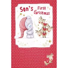 Son's 1st Christmas Tiny Tatty Teddy Me to You Bear Christmas Card Image Preview